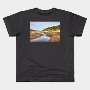 Fishguard, Lower Town Harbour, Pembrokeshire, Wales Kids T-Shirt